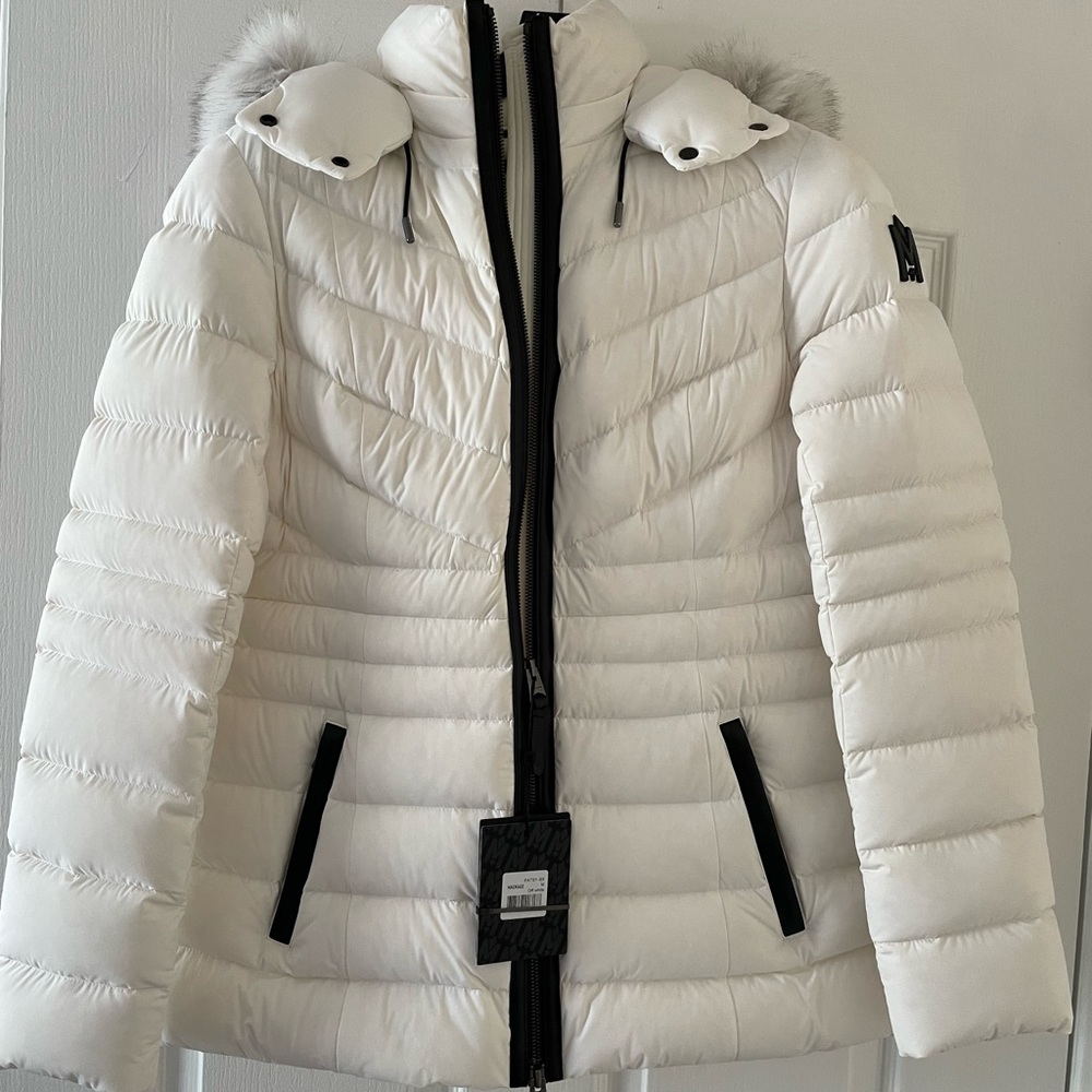 Brand New White Patsy Mackage Coat